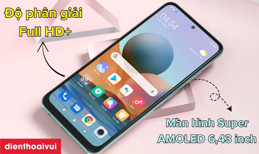 Điểm nổi bật của Xiaomi Redmi Note 10 4GB 64GB - Cũ Xước Cấn
